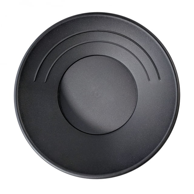BLACK 10" Gold Rush Gravity Trap Gold Pan - High Impact Flexible Plastic