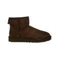 thumbnail image 2 of Ugg Botte en Suède à la Cheville pour Femme Classic Mini II en Cuir Chocolat - 9M, 2 of 3