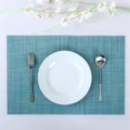 thumbnail image 2 of Unique Bargains 4/6pcs Heat Insulated Placemats Anti-slip Washable PVC Table Mats, 2 of 8