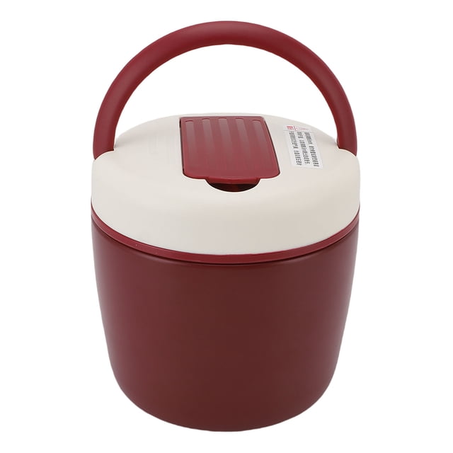 Thermal Lunch Box, Single Layer Food Storage Container Stainless Steel Soup Container for Office School Travel Picnic