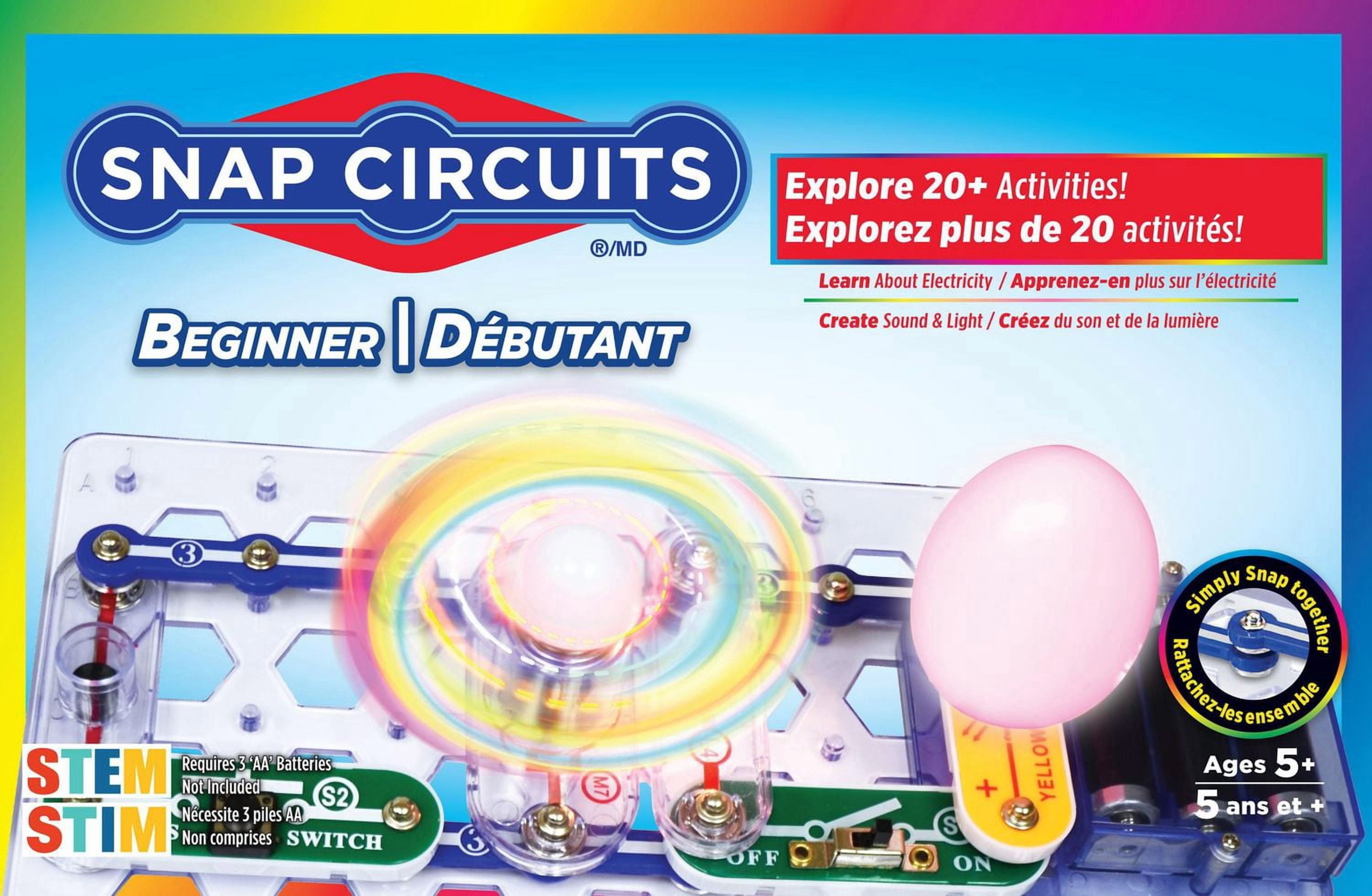 Snap Circuits® Science STEM Electronics Beginner Set (SCB20FR) 20 FUN Projects!