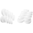 thumbnail image 1 of 20 Pcs Couvercles de Rangement en Plastique Nervurés pour Bouteille Mason à Ouverture Standard Régulière, 86 mm et 70 mm, 1 of 10