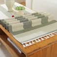 thumbnail image 4 of WCHUANG Nappe en Lin à Franges pour Table Basse, Nappe Rectangulaire pour Salon avec Poches, 4 of 5