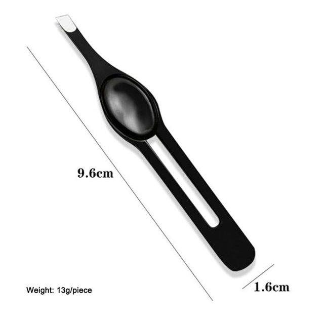 2 Pcs Pinces à Épiler à Pointe Oblique à Prise Grand Antidérapante en Acier Inoxydable, Pince à Épiler à Pointe Oblique en Acier à Prise Grand Antidérapante, Pince à Cheveux à Pointe de Précision