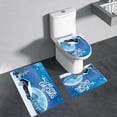 thumbnail image 1 of Boovnll Christmas Bathroom Rugs Set of 3, Absorbent Non-Slip Christmas Bath Mat Quickly Dry for Bathroom, Kitchen, Swimming Pool, Entrance, Bathroom Rugs, 1 of 6