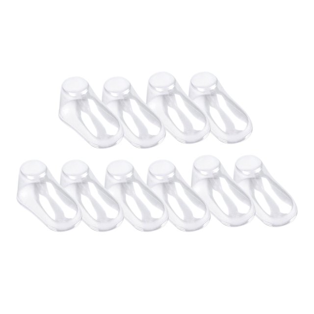 Milaget 10x Clear Baby Shoe Tree Practical Showcase Display for Home Toddler 8cm