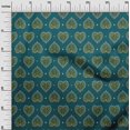 thumbnail image 2 of oneOone Georgette Viscose Fabric Floral Block Print Sewing Fabric BTY 42 Inch Wide, 2 of 4