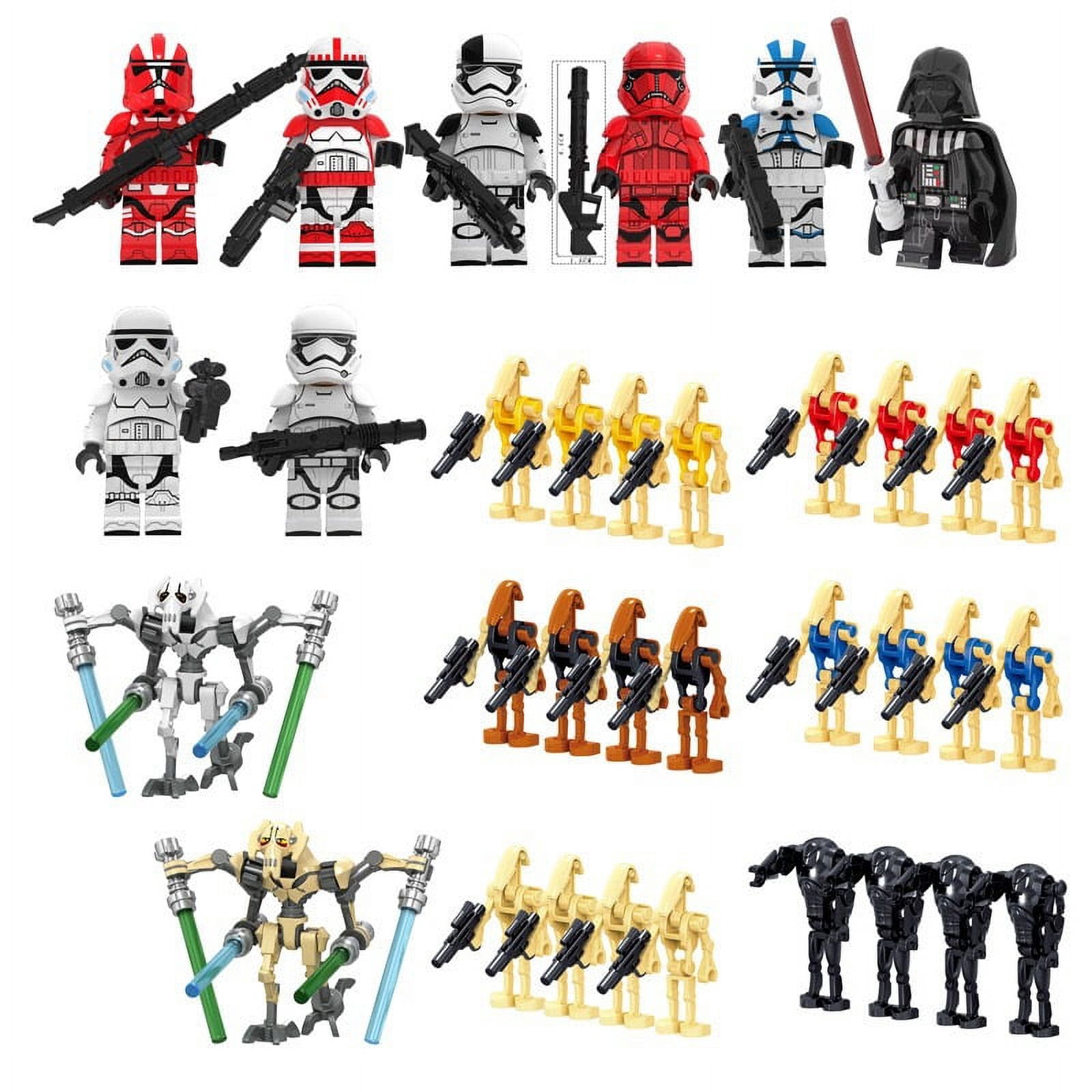 34 PCS Space Battle Minifigures Set, ABS Building Blocks for Kids and Collectors