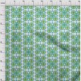 thumbnail image 4 of oneOone Georgette Viscose Green Fabric Geometric Fabric For Sewing Printed Craft Fabric By The Yard 42 Inch Wide, 4 of 4