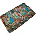 thumbnail image 2 of MesaSe Flannel Mat Non Slip Bright 3D Print for Bedside and Living Room Clearance MatS Absorbent Moisture Dust Forlaundry Room Bath Rugs Sponge Foam Soft for Bathroom and KitchenRustic Ol, 2 of 6