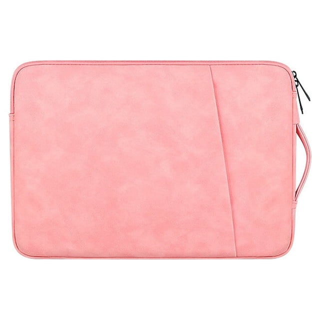 facefd Laptop Bag Large Protection Notebook Computer Sleeve Handbags Briefcase Bags Women Men Office Business Working Pink 13.3 Inch