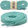 thumbnail image 2 of Solid Flat Shoelaces Hollow Thick Athletic Shoe Laces Strings 2 Pair, 2 of 7