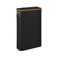 thumbnail image 2 of Uncomplicated Tissue Roll Storage Basket Toilet Paper Storage Basket Bamboos Sundries Storage Basket With Lid Foldable Tissue Box, 2 of 5
