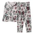 thumbnail image 1 of REDHOTYPE Pyjama Fantaisie à Fleurs pour Femme, Printemps Automne, Maman, Manches Longues, Coton, Col Rond, Automne pour Femme, Grande Taille, Tenue d'Intérieur, 1 of 2