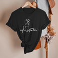 thumbnail image 4 of TSADFHJI Tuniques pour Femmes Hauts pour Femmes Printemps Été Chats Imprimés Manches Courtes Col Rond T-Shirt Haut TG Noir, 4 of 5