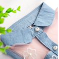 thumbnail image 3 of Été Enfants Bébé Fille Tenues Denim Sans Manches Tutu Robe Bambin Filles Partie Fleur Tulle Taille Robes 2-8 Ans, 3 of 9