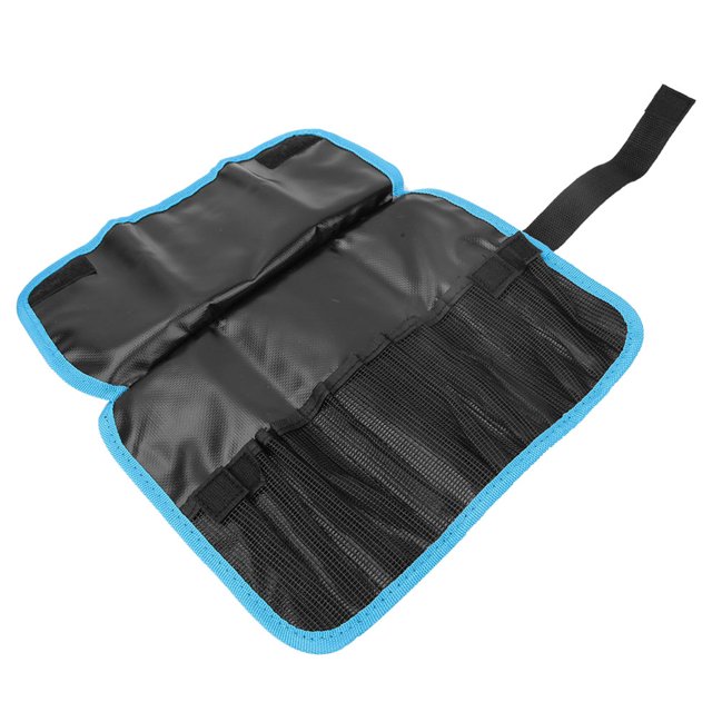 Fishing Tackle Bag, Exquisite Multiple Mesh Storage Slots Fishing Accessory Bag, for Fishing Lover Fishing Yellow,Blue