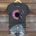 thumbnail image 1 of Lolmot Blouses pour Femmes, Mode pour Femmes Blouse à Imprimé à Manches Courtes, T-Shirt à Col Rond Amusant, 1 of 4