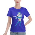 thumbnail image 1 of Women's Basic Short Sleeve T-Shirt Sailor Moon Mizuno Ami, 1 of 6