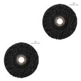 thumbnail image 4 of QualitChoice Sanding Wheel Polishing Paint Rust Grinding Inner Hole Tools for Angle Grinder Wood Metal Buffing Car Accessories #100 black 2Set, 4 of 6