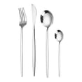 thumbnail image 3 of TopLLC Stainless Steel Knife And Fork 24 Piece Tableware Set Gift Box Titanium Gold Plated Western Spoon Cutlery Kits, 3 of 7