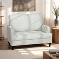 thumbnail image 2 of HOMCOM Fauteuil d'Appoint Moderne, Fauteuil Rembourré avec Pieds Tournés, Crème, 2 of 10