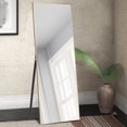 thumbnail image 3 of NeuType Gold Floor Mirror with Stand Large Full Length Mirror Modern Wall Mounted Mirror 55"x16", 3 of 8