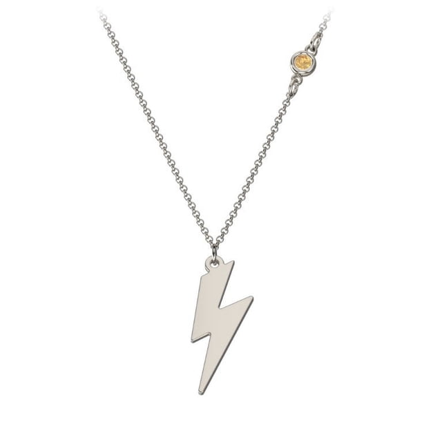 Collier Breloque Éclair avec Pierre Précieuse