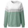 thumbnail image 5 of Kcodviy Chandail Graphique pour Femmes Imprimé Tenue Active Ensemble pour Femmes Chandail à Col Rond Décontracté Hiver Tenue pour Femmes Col Ajusté Chandail à Enfiler Hauts Chandail pour Cheveux Poitrine Décontracté Manches Longues Chandails d'Entraînement Amples Bl, 5 of 5