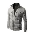 thumbnail image 1 of EGNMCR Jackets for Men Men's Fashion Color Matching Splicing Jacket Sweater Casual Jacket, 1 of 4