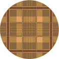 thumbnail image 1 of Ahgly Tapis d'Intérieur Lavable en Machine Carré Marron Selle, 3 Pieds Carré, 1 of 7