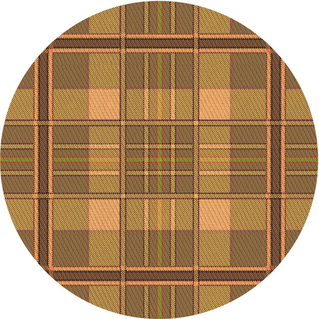 Ahgly Tapis d'Intérieur Lavable en Machine Carré Marron Selle, 3 Pieds Carré