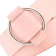 thumbnail image 2 of Baohd Female Solid Color Imitation Leather Metal Round Buckle Belt Girls Jeans Modeling Decoration Belt, 2 of 8