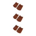 thumbnail image 4 of maskred Gants de Conduite et de Cyclisme Rétro à la Mode en Cuir PU pour Hommes Sans Doigts Brun Bouton TG Ensemble de 3, 4 of 6
