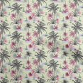 thumbnail image 1 of oneOone Rayon Light Yellow Fabric Sea Life Pattern Sewing Material Print Fabric By The Yard 56 Inch Wide, 1 of 5