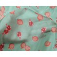 thumbnail image 4 of oneOone Silk Tabby Fabric Pomegranate Fruit Printed Fabric 1 Yard 42 Inch Wide, 4 of 4