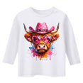 thumbnail image 4 of TZEWGL T-Shirts pour Nouveau-Né Imprimé Col Rond Manches Courtes Courtes Raccourcies Blouse pour Bébé Taille 5-6T, 4 of 4