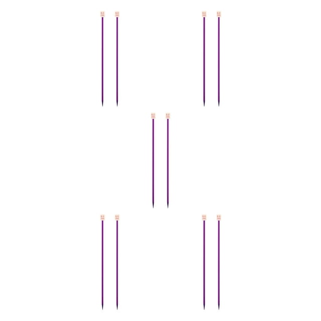 bedienty Color Random Knitting Needles Weaving Needle Handknitting Tool Home Supplies 5.0mm 5Set