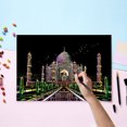 thumbnail image 1 of Nightscape DIY Scratch Off Art Kit for Adults Kids Reveal Hidden Designs Educational Activity, 1 of 2