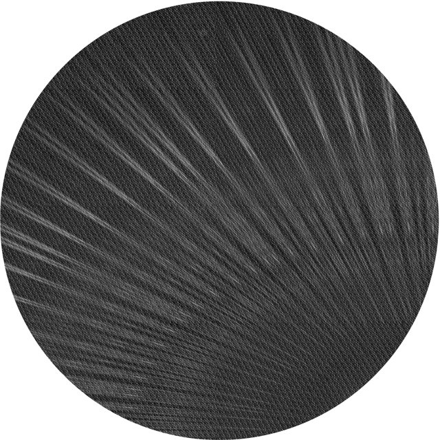 Ahgly Tapis Rond Lavable en Machine Intérieur Transitionnel Gris Minuit, 3 Pieds Rond