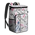 thumbnail image 1 of Nursing Themed Cooler Backpack, Leakproof Insulated Lunch Backpack with Cute Future Nurse Design for Medical Staff, 1 of 6