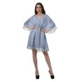 thumbnail image 2 of Moomaya Robe de Plage Imprimée Vêtements de Vacances Femmes Robes en Georgette pour Femmes, 2 of 6