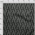 thumbnail image 2 of oneOone Viscose Chiffon Fabric Leaves & Floral Block Printed Craft Fabric BTY 42 Inch Wide, 2 of 5
