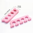 thumbnail image 2 of Soft Sponge Toe and Finger Separators Set for Gel Polish Manicure and Pedicure Application, 2 of 6