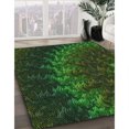 thumbnail image 3 of Ahgly Company Tapis d'Intérieur Lavable en Machine Carré Transitionnel Vert Forêt Foncé, 5 Pieds Carré, 3 of 7