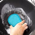 thumbnail image 2 of 1 Pcs Éponges à Récurer Multi-Usages pour Cuisine, Éponge en Microfibre Non Abrasive, Tampon à Récurer Lavable Robuste, Éponge en Microfibre Réutilisable, Nettoyage Sans Effort de la Vaisselle, Casseroles et Poêles, Bleu, 2 of 7