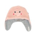 thumbnail image 1 of FlapJackKids - Chapeau Sherpa Réversible Dino Rose m 2-4a, 1 of 5