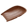 thumbnail image 1 of GUOOL Panier à Gâteau Vintage en Rotin Brun 28 cm, 1 of 7