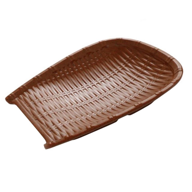 GUOOL Panier à Gâteau Vintage en Rotin Brun 28 cm