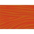 thumbnail image 1 of Ahgly Company Tapis d'Intérieur Rectangulaire Transitionnel Orange Rouge Orange Lavable à la Machine, 2 Pieds x 5 Pieds, 1 of 7